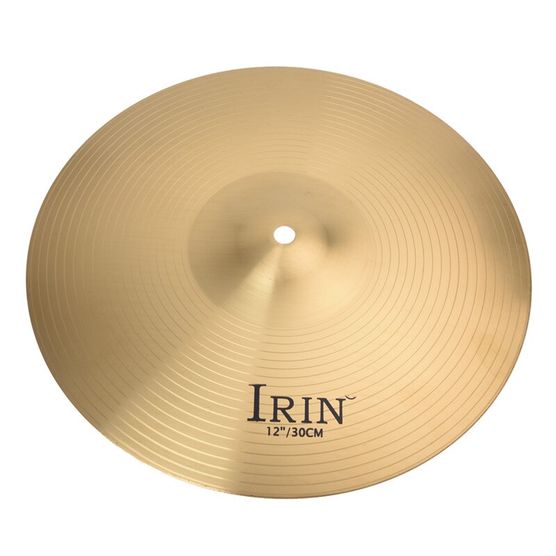 Irin 12 inch messing crash ride hihat bekkens box drum set duurzame messinglegering bekkens voor spelers beginners percussie-instrument