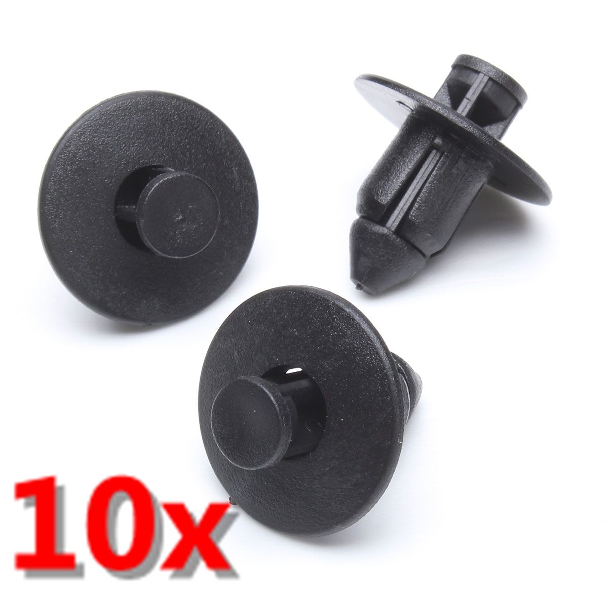 10 piezas de remaches de plástico, Clips embellecedores de 8mm para parachoques Suzuki, alféizar, Kit de Panel embellecedor,