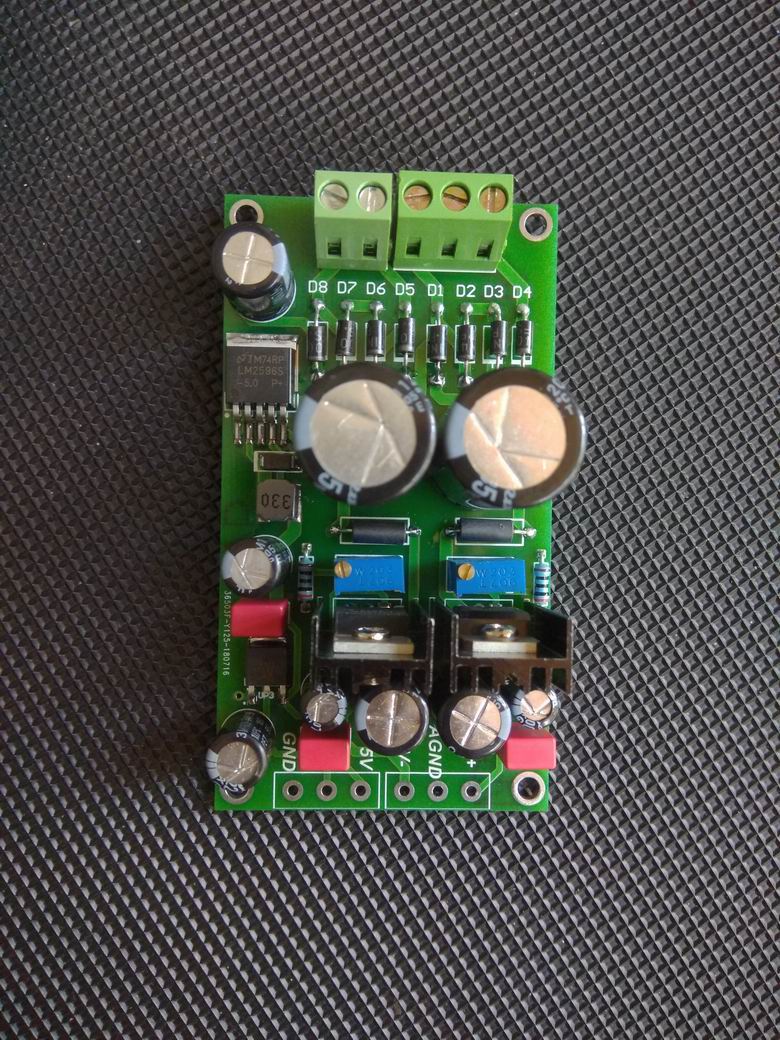 LM317LM337 filtr prostownika mocy płytka wzmacniacza mocy DAC listwa zasilająca regulator napięcia listwa zasilająca