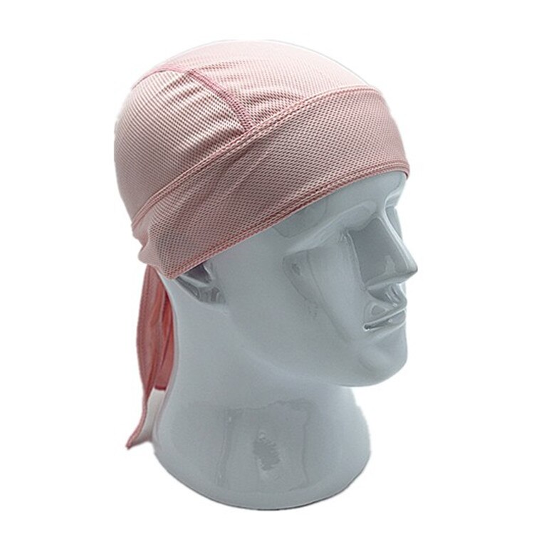 Outdoor Quick Dry Pure Cycling Cap Head Scarf Headscarf Headband Summer Men Running Riding Bandana Ciclismo Pirate Hat Hood: pink