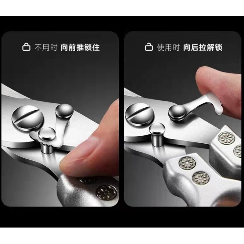 Professional Stainless Steel Kitchen Scissors Chicken Bone Scissors Chicken Duck Fish Cutter Shears Cook Scissors