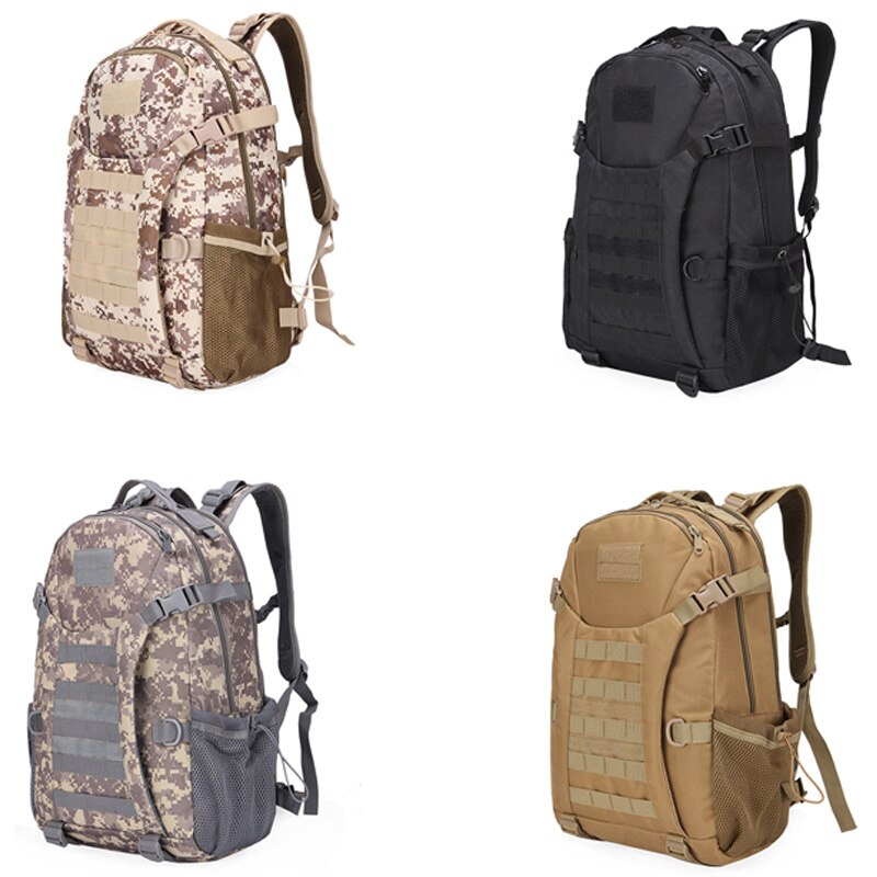 30L Outdoor Camouflage Backpack Rucksack Hiking Camping Water Resistant Bags 800D Oxford Cloth Movement Hiking Backpack