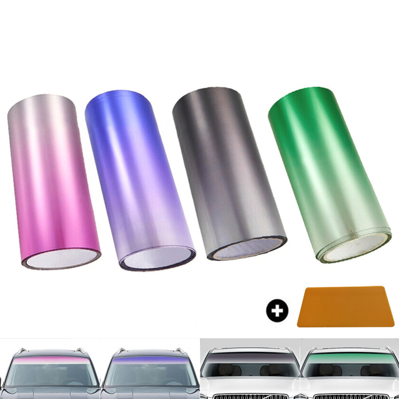 20 x 150cm autofenster-sonnenschutzfolie, autofenster-tönungsfolie, frontscheiben-sonnenschutz, uv-schutz, wärmedämmaufkleber