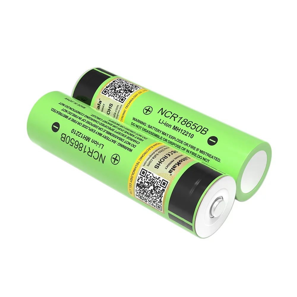 LiitoKala 100% Original NCR18650B 3.7v 3400mAh 18650 Lithium Rechargeable Battery with Pointed(No PCB) For Flashlight batteries