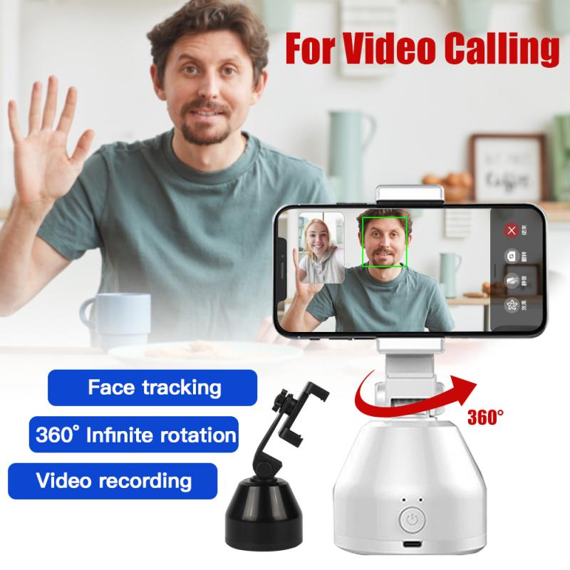 C360 360° Autotrack Selfie Stand Smart AI Gimbal Face Tracking Selfie Stick Tripod Phone Holder Camera Gimbal For Vlog Photo