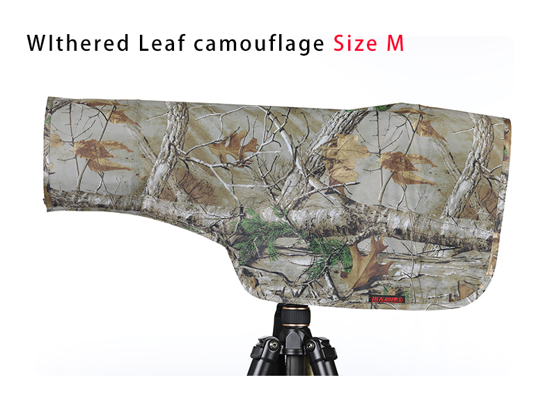 CHASING BIRDS Lens long focal lens rain coat camouflage and waterproof rain cover for camera and lenses Sunscreen and UV protect: Light Grey
