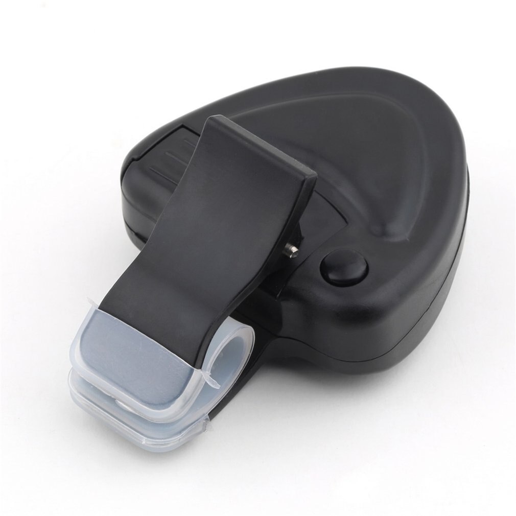 Mini Universele Elektronische Fish Bite Sound Alarm Led Light Alert Bell Hengel Clip-On Abs Fish Bite Alarm zwart