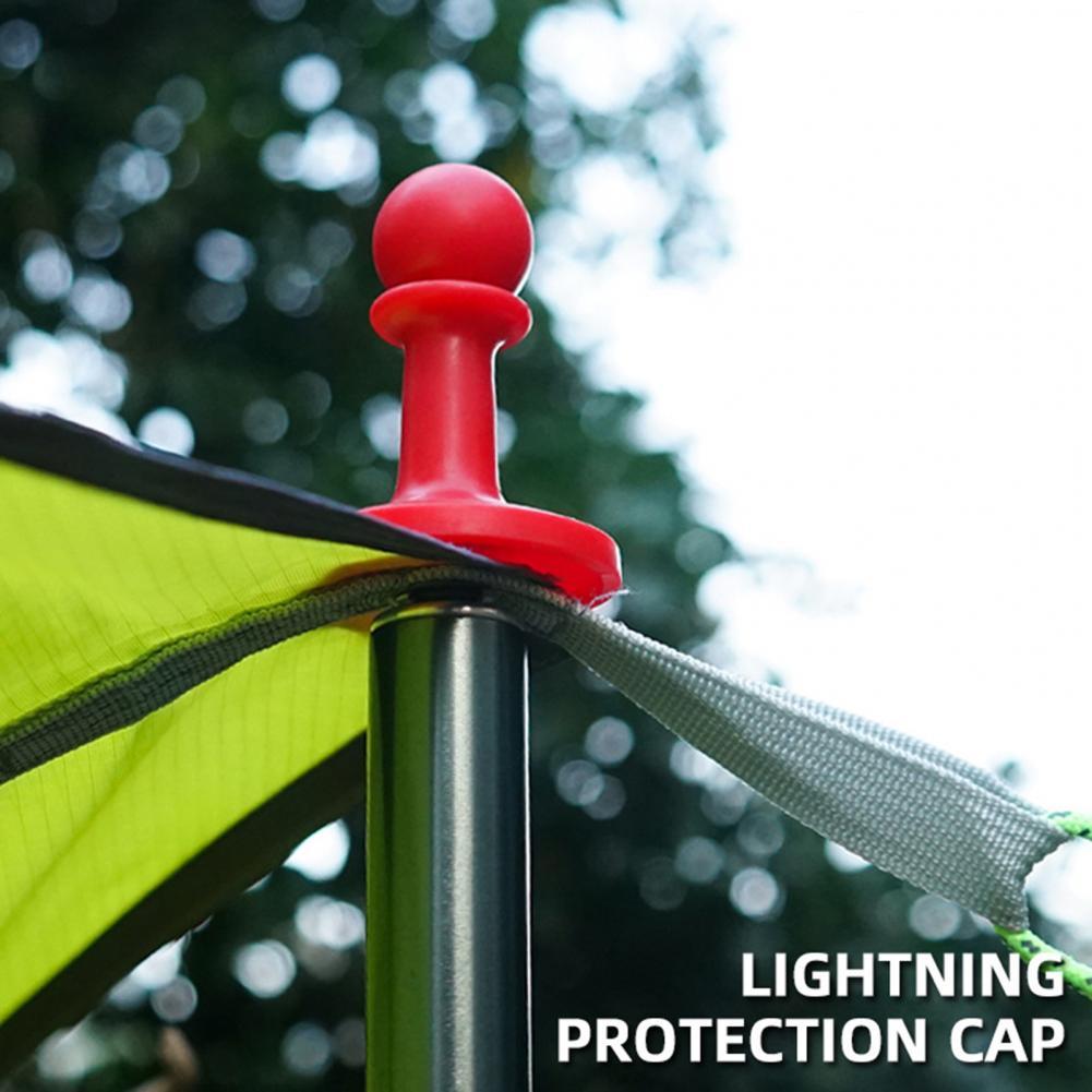 Chapeau de Protection Anti-foudre pour Camping en plein air, 1 pièce, tige d&#39;auvent de sécurité pour tente