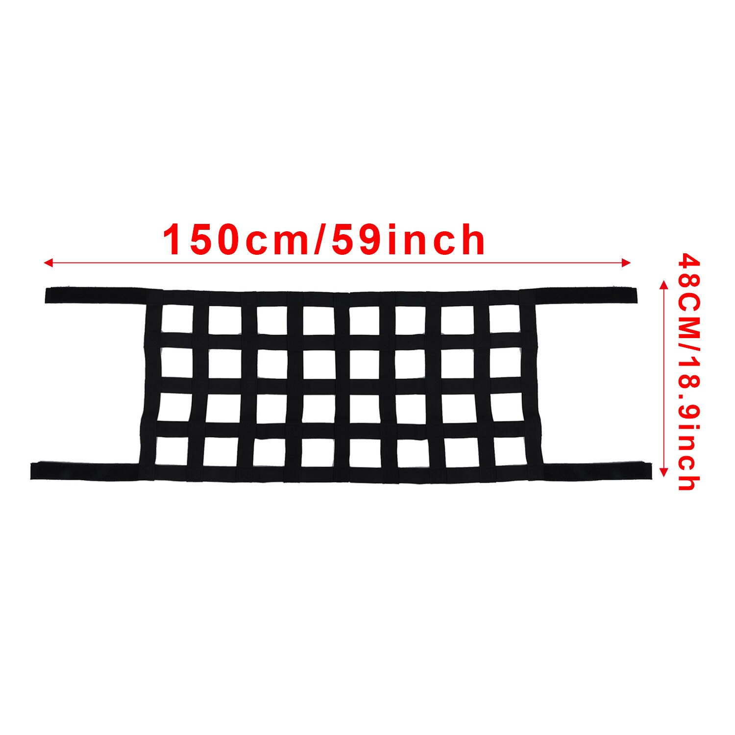 Window Cargo Net Roof Interior Storage For Jeep Wrangler TJ JK Anti-UV Organizer Trunk