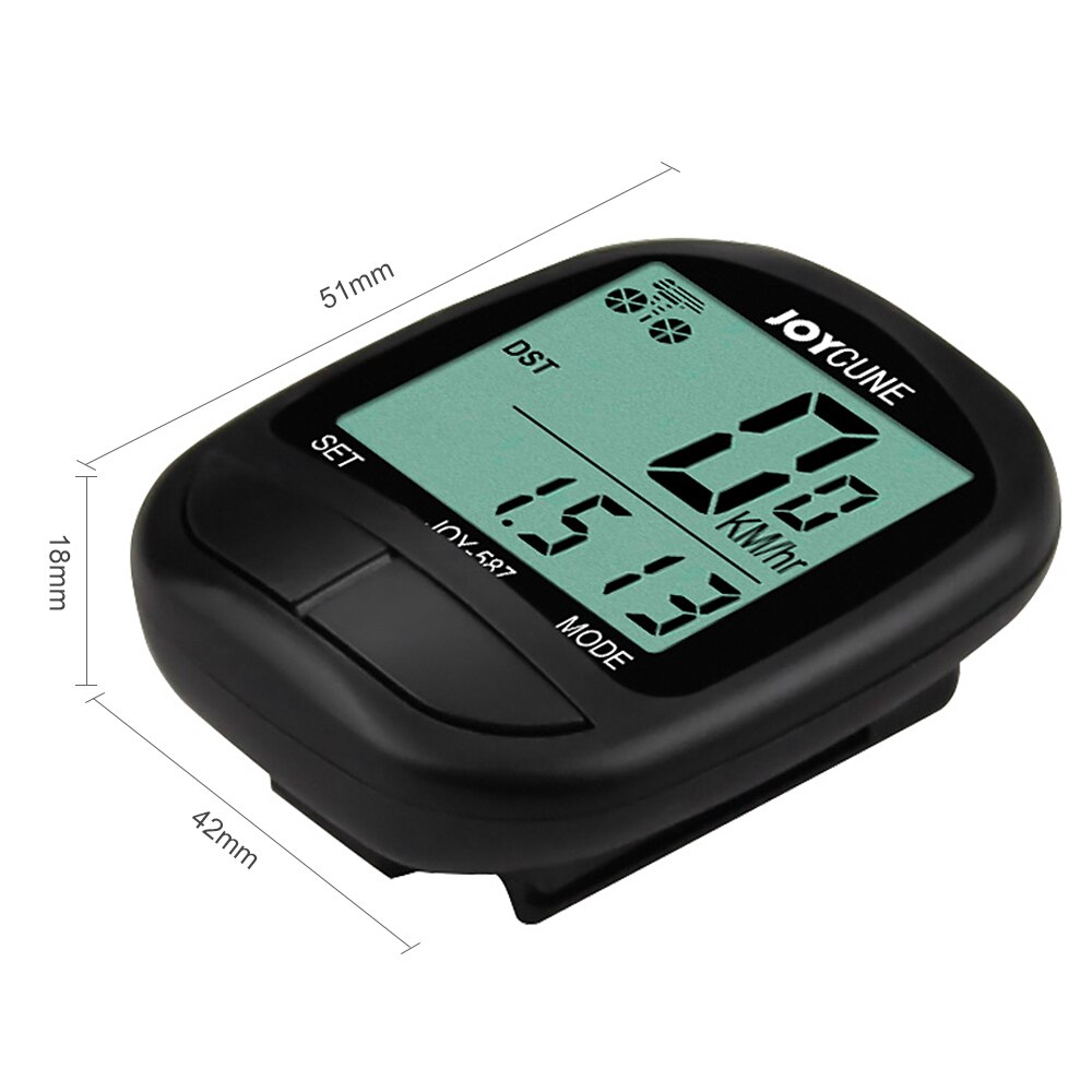 Cycling Bike Computer Speedometer Stopwatch Odometer Waterproof Bicycle Wired LCD Display Cable Code Meter Bicycle Accessory
