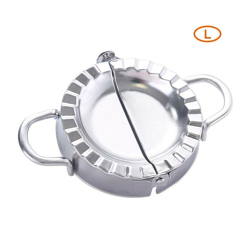 Chinese Dumplings Rapid Making Tool Dumpling Maker Stainless Steel Dough Press Ravioli Molds Dumpling Press Rolling Round Mold: Big Dumpling Mold