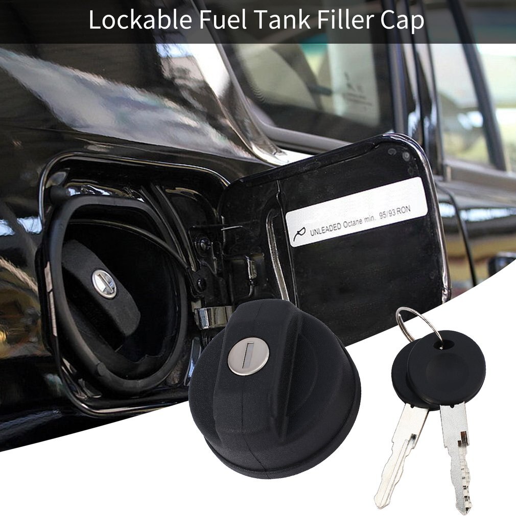 Premium Fuel Tank Filler Lockable Cap Cover With 2 Keys For Vehicles Car Accessories Replacement Parts