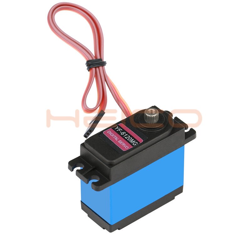 180 Degree Metal Steering Gear Digital Servo 20/25/30kg High Torque Waterproof and Anti-burn Servo for DIY Robot Arm Parts