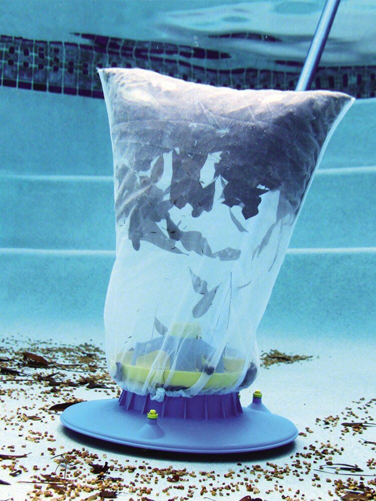 1pcs Leaf Vacuum Cleaner Swimming Pool Useful Quick Cleaning Suction Head With Brushes Swivel Wheels Pool Cleaner Tool