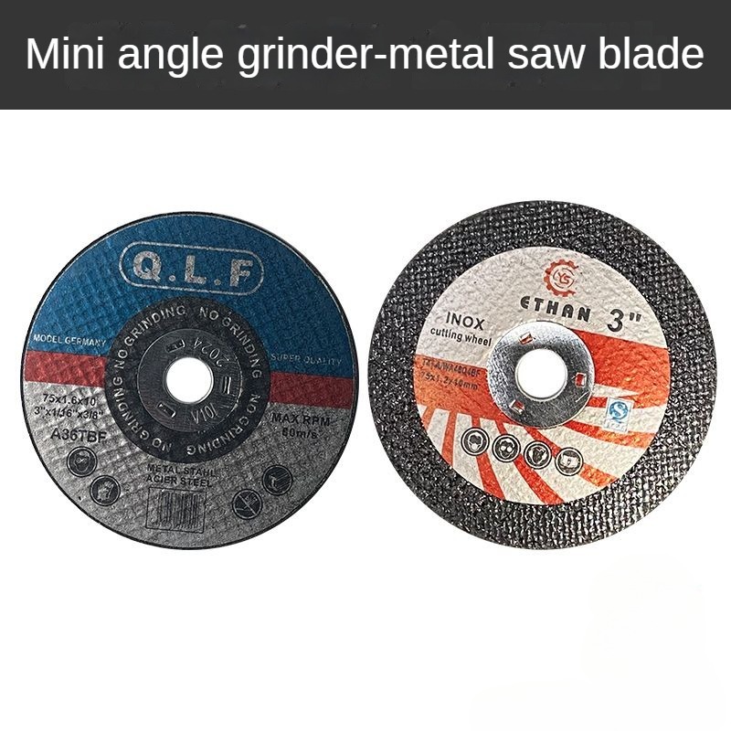 5 delar/set 75 * 10mm 3- tums miniatyrslipskiva för vinkelslip slipskiva bågsågsblad poleringsblad