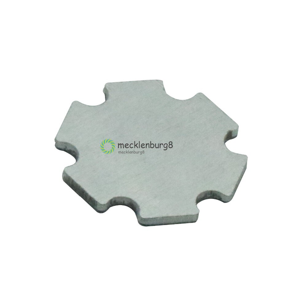 20 pcs. 20 mm 1 W 3 W 5 W high LED power Universal Aluminum Radiator plate black