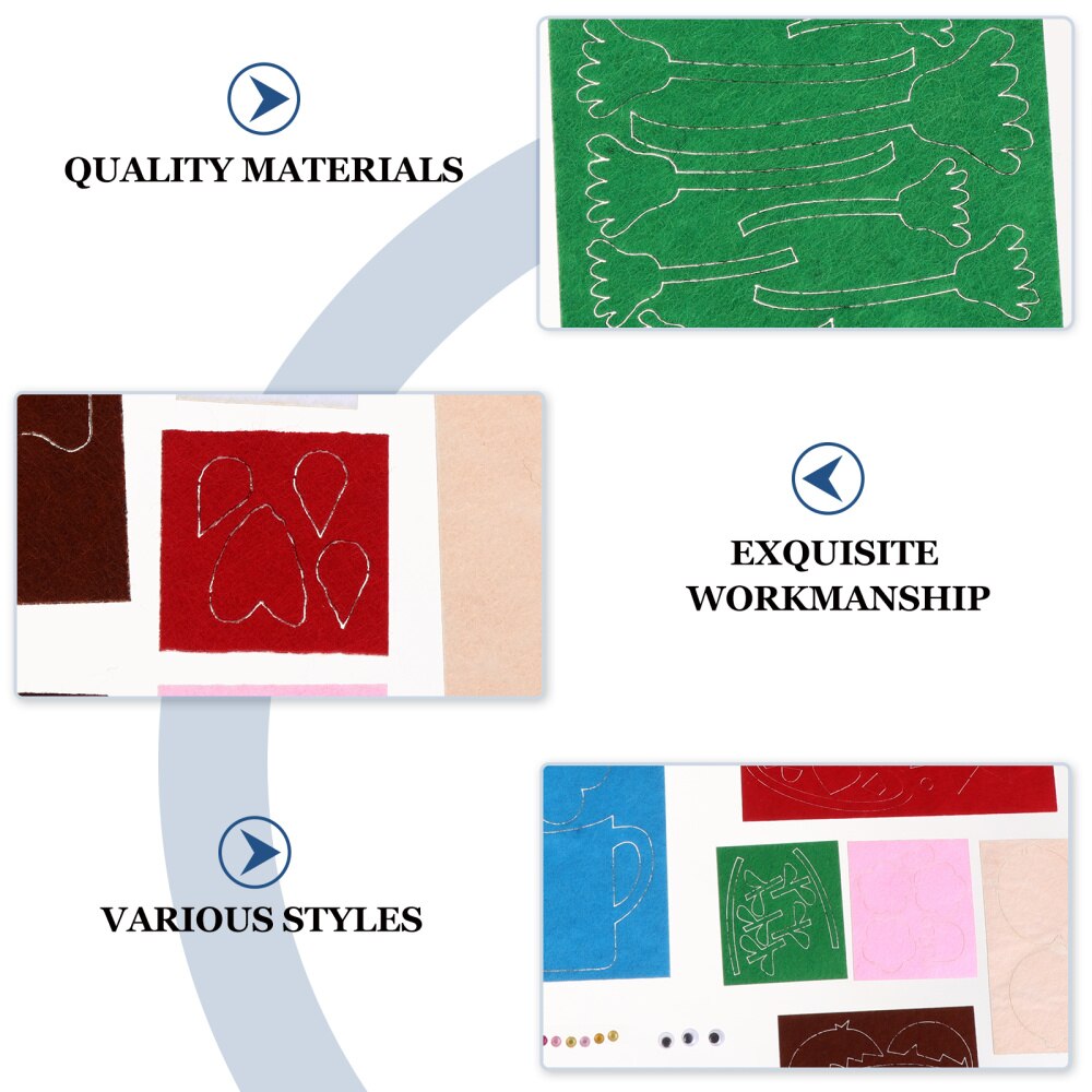 5 Sets Practical Cards Kit Cards Making Kits for Kids Children