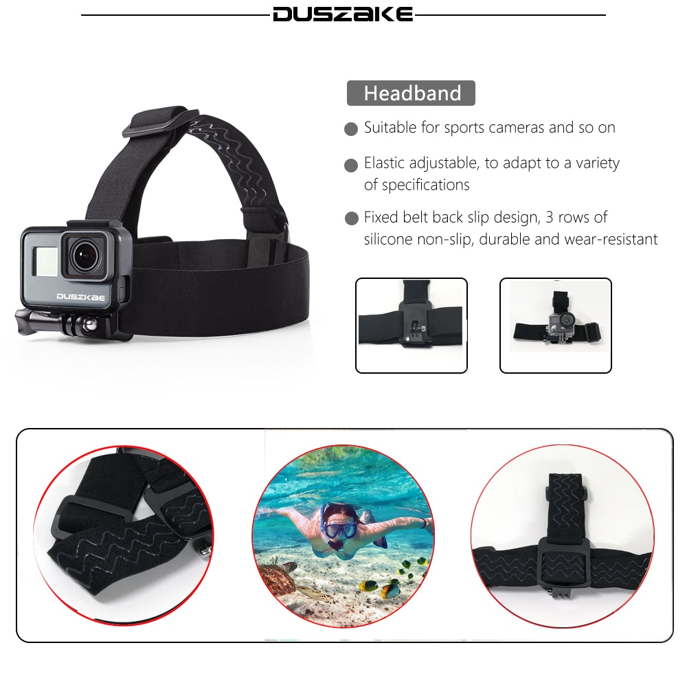 Soporte para cinturón de pecho para Gopro Hero 5, conjunto de accesorios, arnés de correa para la cabeza para Eken J, montaje para Go pro, Kit para Cámara de Acción