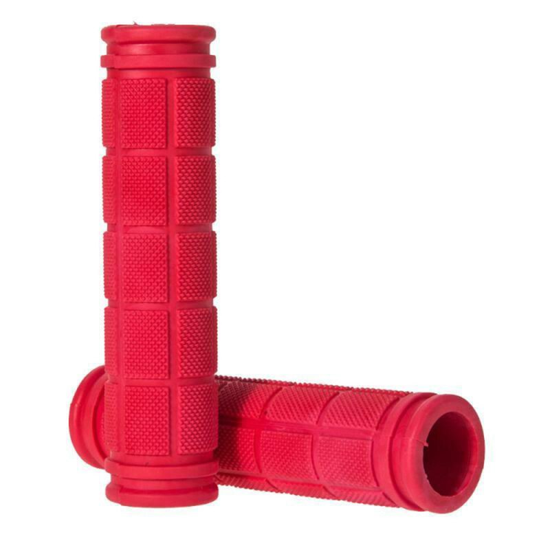 1Pair Soft Rubber Cycling Bicycle Hand Grips Outdoor MTB Mountain Bike Handlebar Grips Anti-slip Support Grips Bike Part: OTWYY0012RE00
