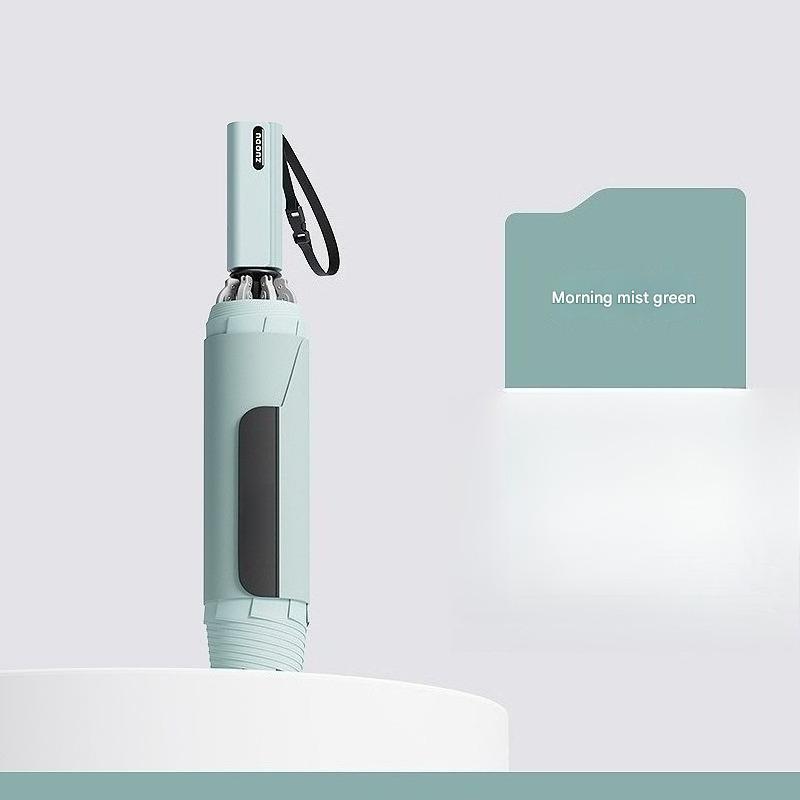 Wysokiej klasy, w pełni automatyczny, odwracany parasol, powiększony, pogrubiony, wzmocniony, męnarty parasol biznesowy, specjalny parasol składany robić samochodu.: Brązowy