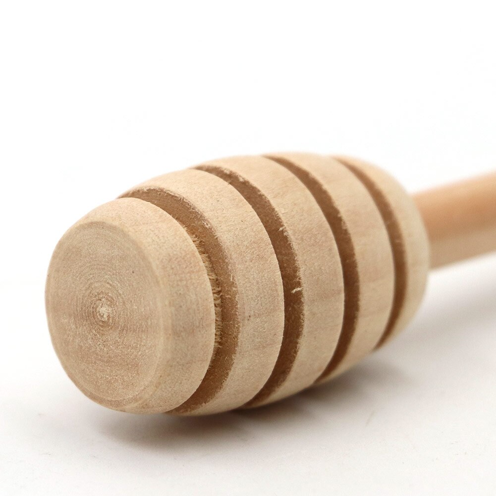 2 stuks bijenhoning roerstaafjes, menggreep, potlepel, natuurlijke houten honingdipper, houten stokjes, honinglepels
