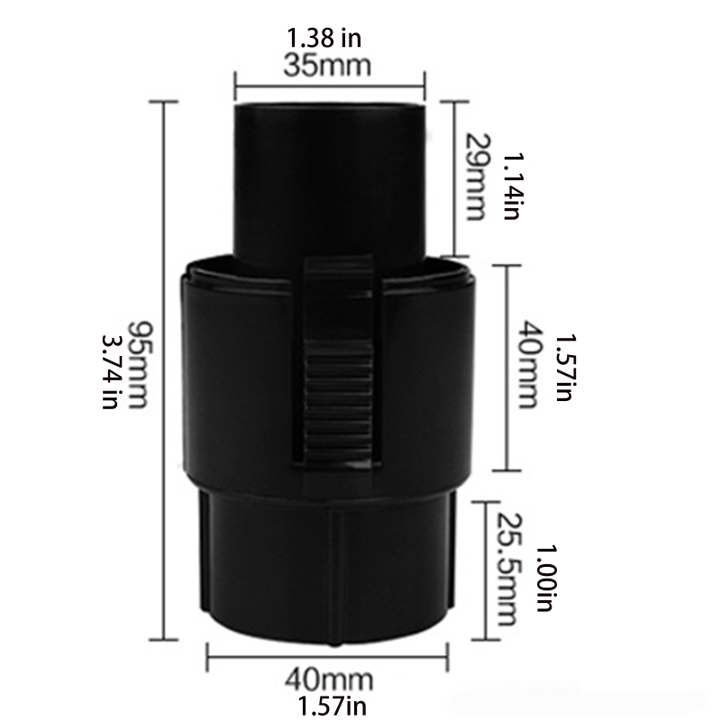 Stofzuiger Attachment Adapter Voor Diverse Modellen, Vacuüm Slang Adapter Slang Connector 35Mm Tot 40Mm