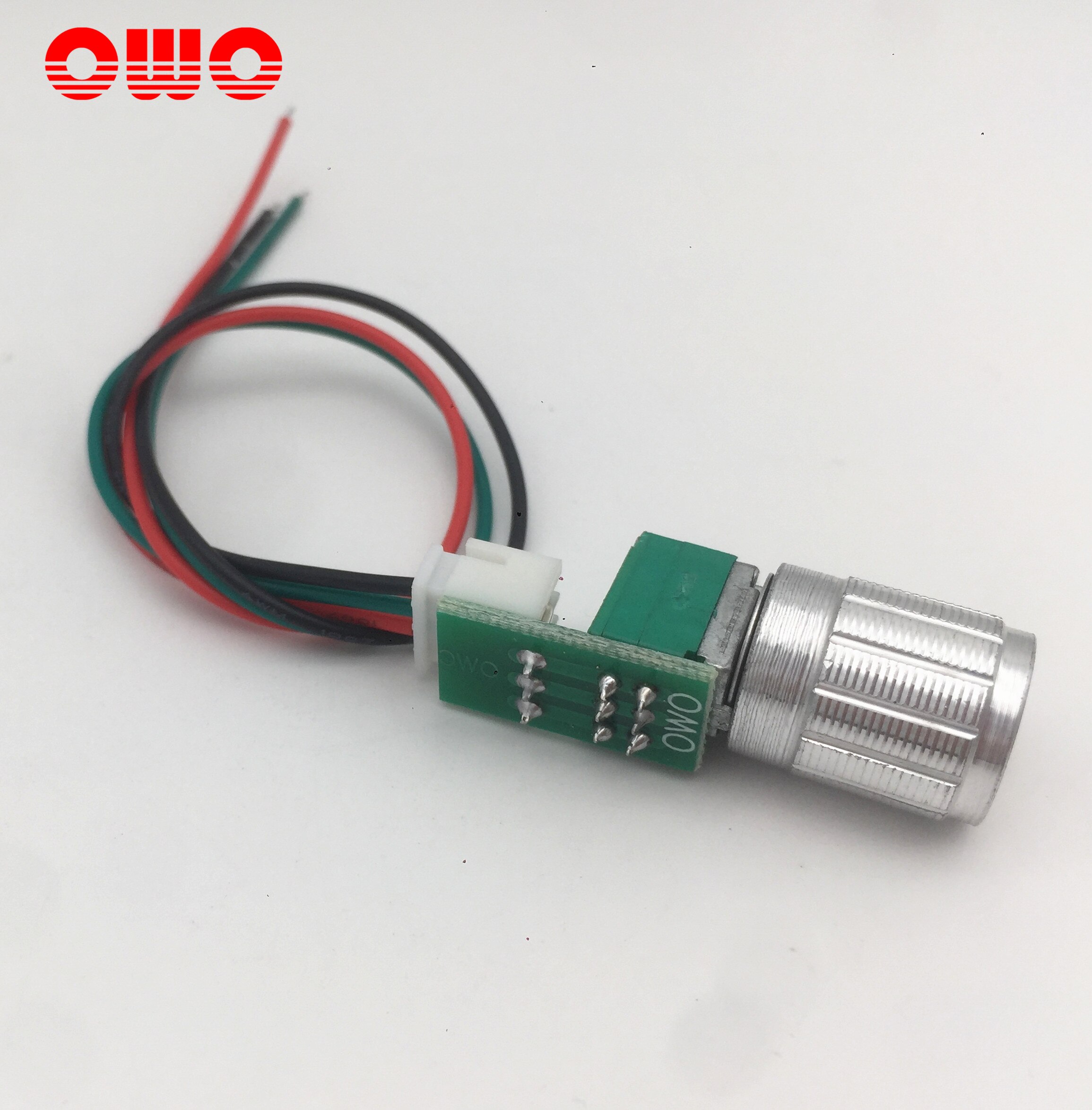 RV097 20K volume potentiometer 6pin adjustable potentiometer with aluminum knob cap ,connector,wires cables