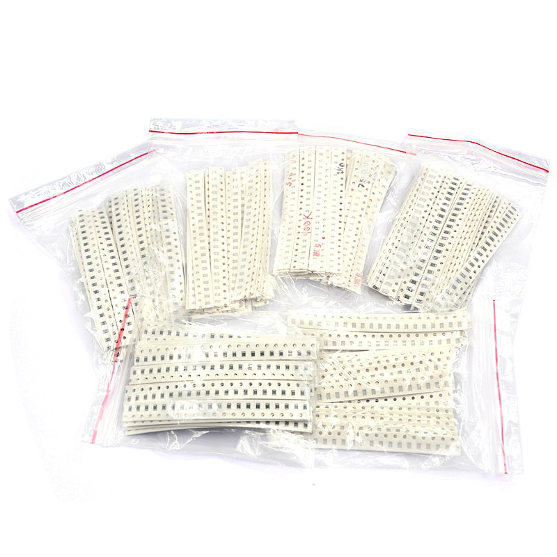 Smd Condensator Diverse Kit, 36 Waarden * 20 Pcs = 720 Pcs 1PF-10UF Monsters Kit 0603 Condensator/0805 Condensator/1206 Condensator