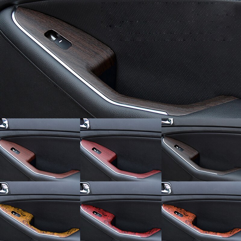 Decoration Sticker Car Interior Wooden Texture Wrap Decal Sheet Long Lasting Waterproof Film