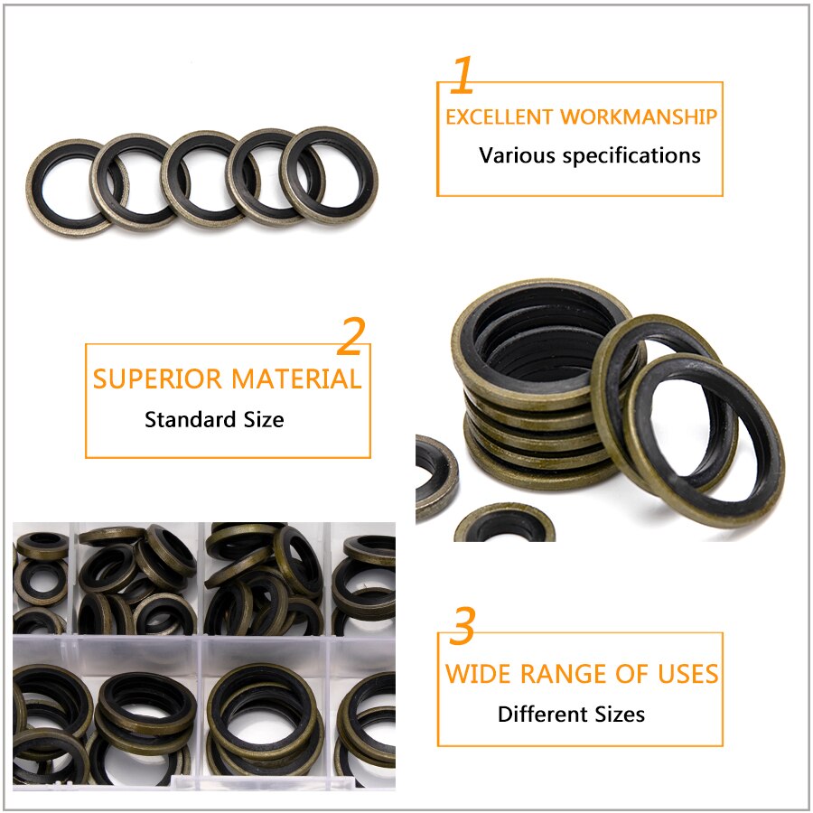 High Pressure Sealing Washer O-Ring Gasket Socket M6 M8 M10 M12 M14 M16 M18 M20 M22 M24 M27 M30 M33 M36 Seal Replacement S53 OCT