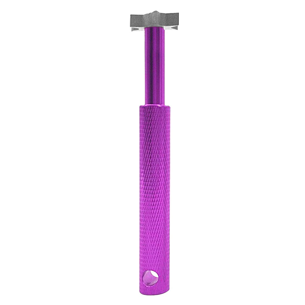 Aiguisoir de rainure de Club de Golf 6 têtes, aiguisage de cales de Golf Portable, outil de nettoyage de rainure en acier: C