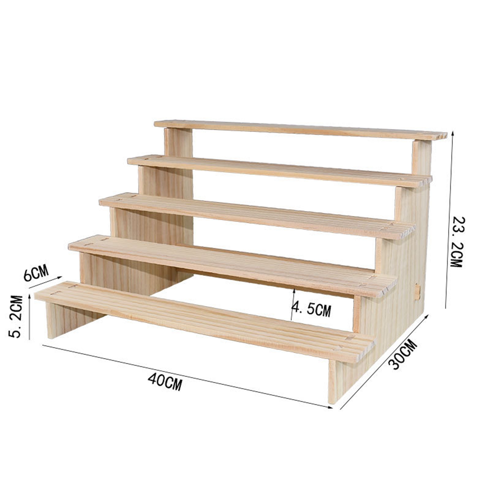 Holz Riser Display Regal Veranstalter Rechteck Holz Display Riser Ständer für Dessert Cupcake Schmuck Sammlerstücke Display Riser