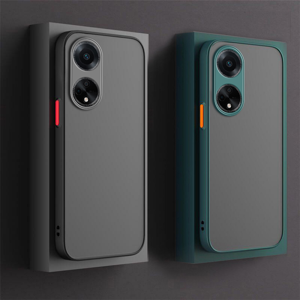 OPPO A18 Case Cover On Orro Opo Appo A38 4G Capas Shockproof Phone Back Bumper Matte Translucent Coque For OppoA18 A 18 4G 6.56"