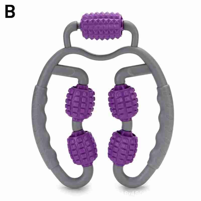 Ring Massager Muscle Relaxer Roller Roller Arm Leg Neck Roller Massage Roller Fitness A0Q1: B