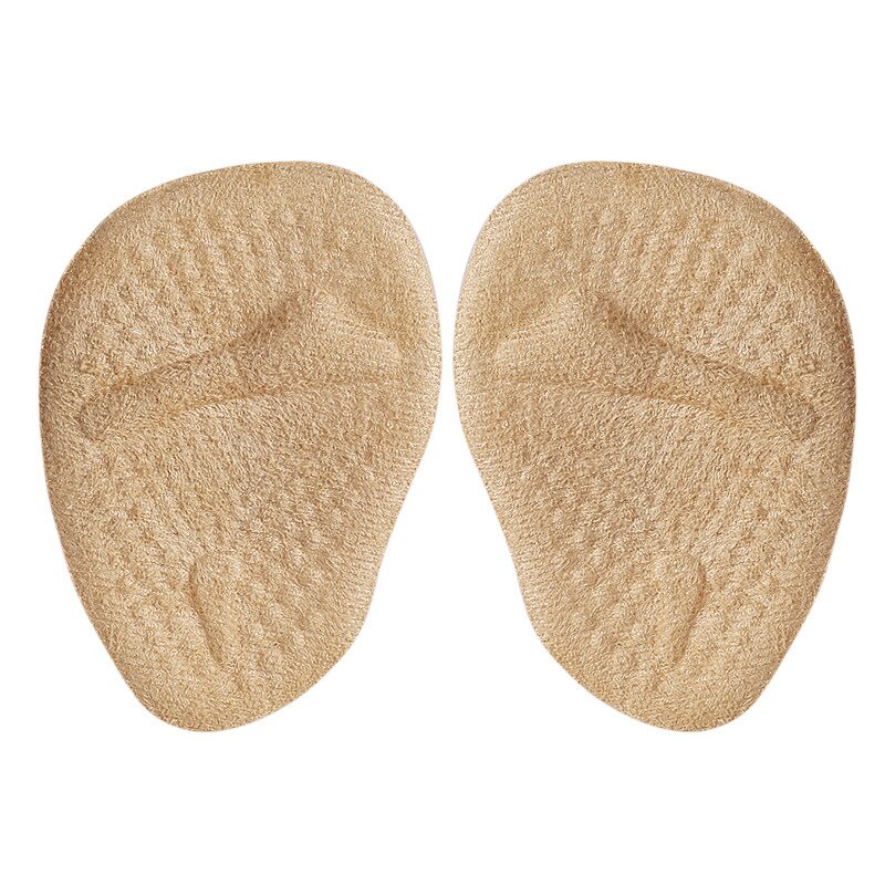 Nicht-Unterhose mit hohen absätzen Schuhe Einsätze frauen Vorne Palme Pad Halbe Elle Pads Anti-tragen Vorfuß kissen Druck Zu Entlasten Einlegesohlen: Beige