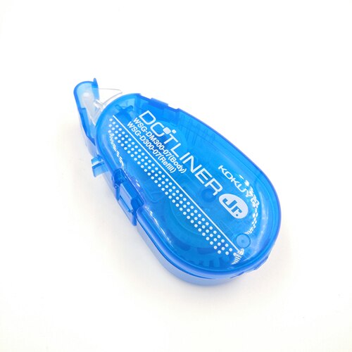 Rodillo adhesivo de puntos de doble cara, aplicador adhesivo permanente, dispensador de cinta de pegamento, rellenable, 6mm X 8m: Azul