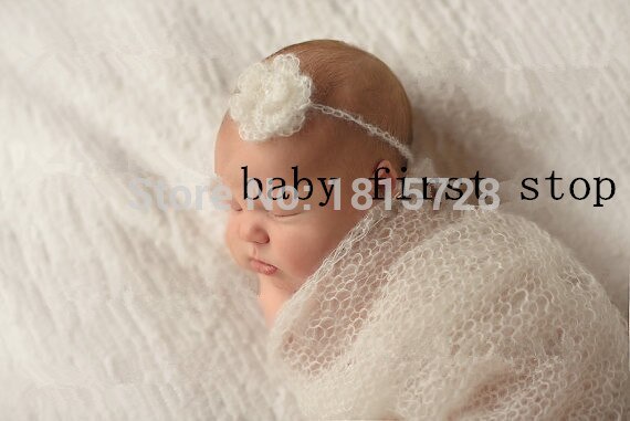Pasgeboren fotografie props wrap, Mohair Wraps (75X45 cm)