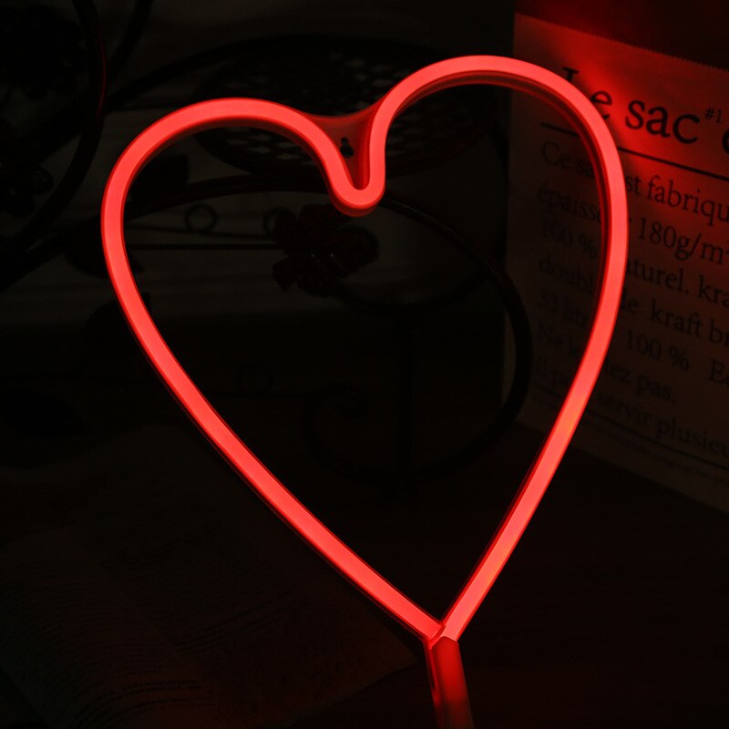 Neonvalo juhlaseinään ripustettava led valokyltti näyteikkunaan taide seinä sisustus baari pubi koti värikäs neonlamppu usb powered: Tyyli 2