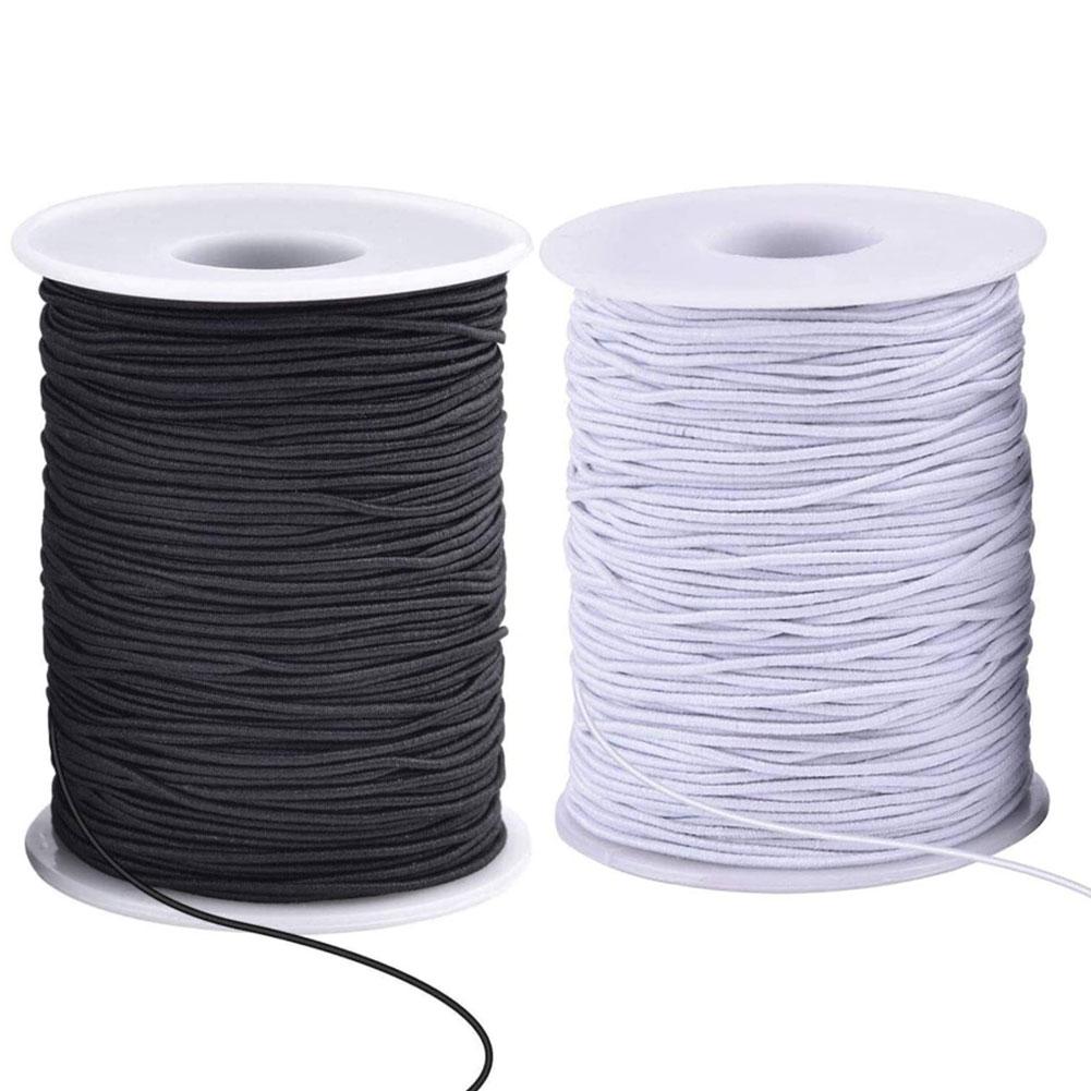 100-Meter Elastische Touw Stretch Lijn Kern-Bedekt Masker Elastische Touw Diy Sieraden Accessoires Hand-Kralen 1/2mm Elastisch Koord