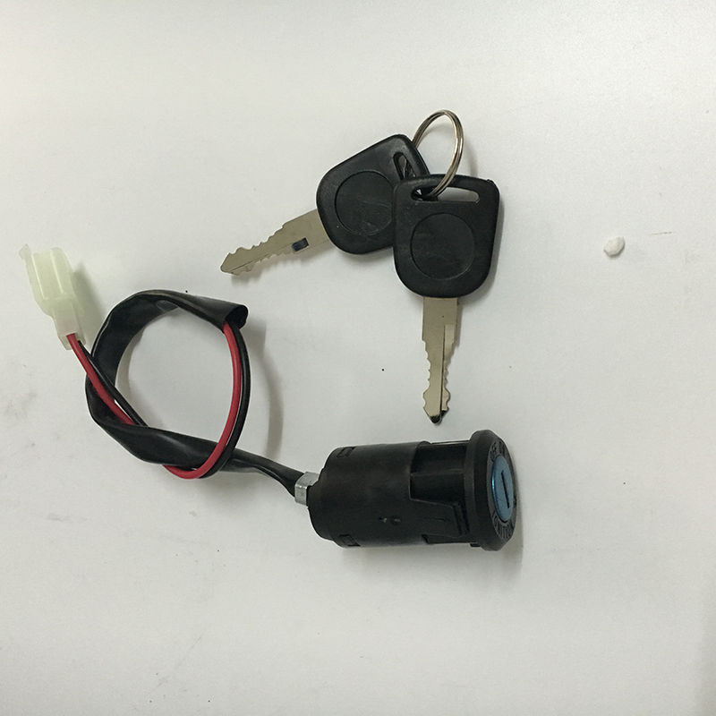 Contactslot Motorfiets Universal Motor Schakelaar Slot, Sleutelschakelaar Power Lock Voor Elektrische Scooter Motor Twee Bedrading Deel