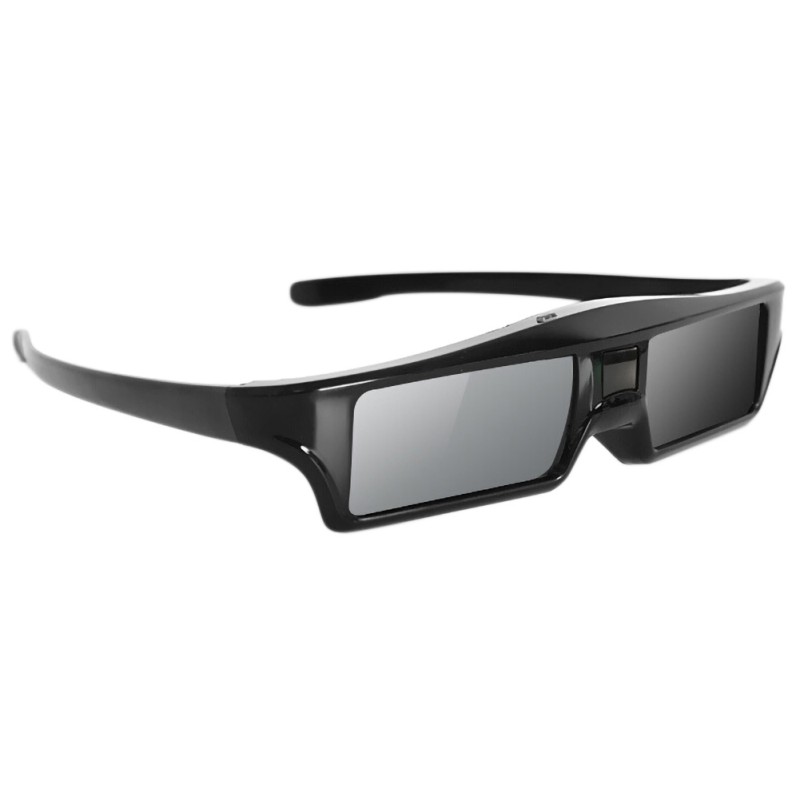 Sorte 3d rf briller ultraklare hd genopladelige bluetooth lukkerglas til epson: Default Title