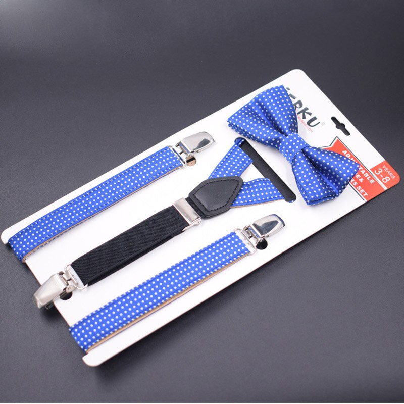 Baby Suspenders Set 3 Clips Kids Braces Boy's Suspensorio No Elastic Adjustable Tirantes Bretelles 2.0*75cm