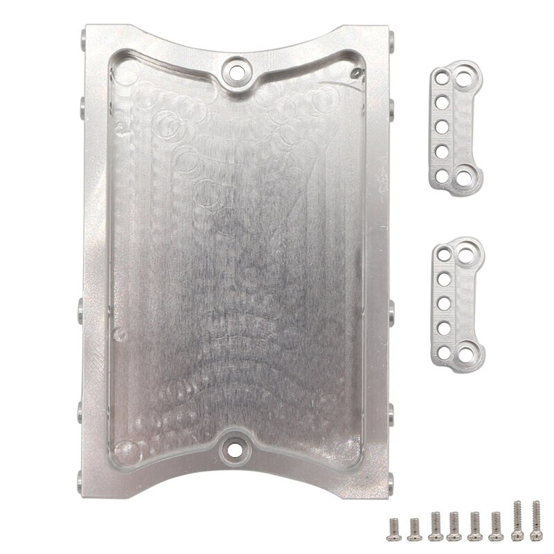 Metal Steering Servo Fixed Mount Bracket Beam for MN D90 D91 D96 D99 MN90 MN99S 1/12 RC Car Upgrade Accessories: B Silver