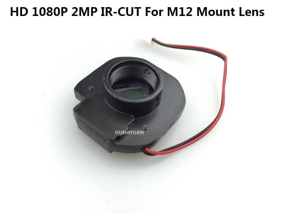 Cctv  hd 2.0mp ir-cut  m12*0.5 lens mount holder dual filter ir-cut til diy hd cctv kamera