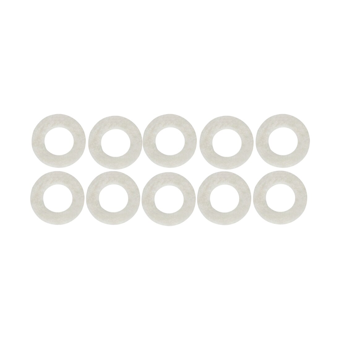 10 stk bomullsfilt matter trompet tastatur for trompet trombone reparasjon tilbehør diameter 1.8mm tykkelse 3mm