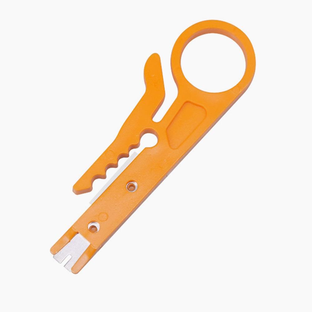 Mini Wire Stripper Crimper Pliers Crimping Tool Cable Stripping Wire Cutter High Brand Plastic Wire Cutter: YELLOW