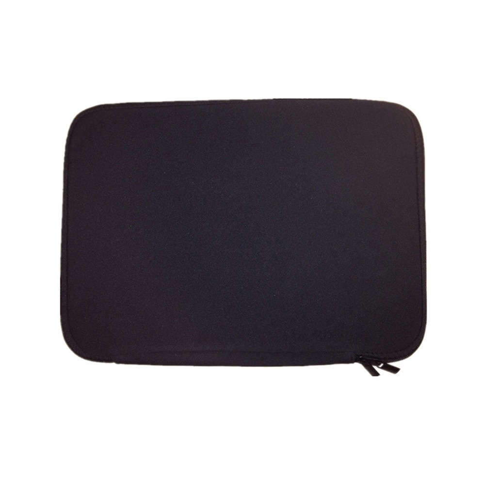 Sort 10 " -17 " bærbar notebook sleeve taske cover med /4 stropper til hp dell lenovo acer taske