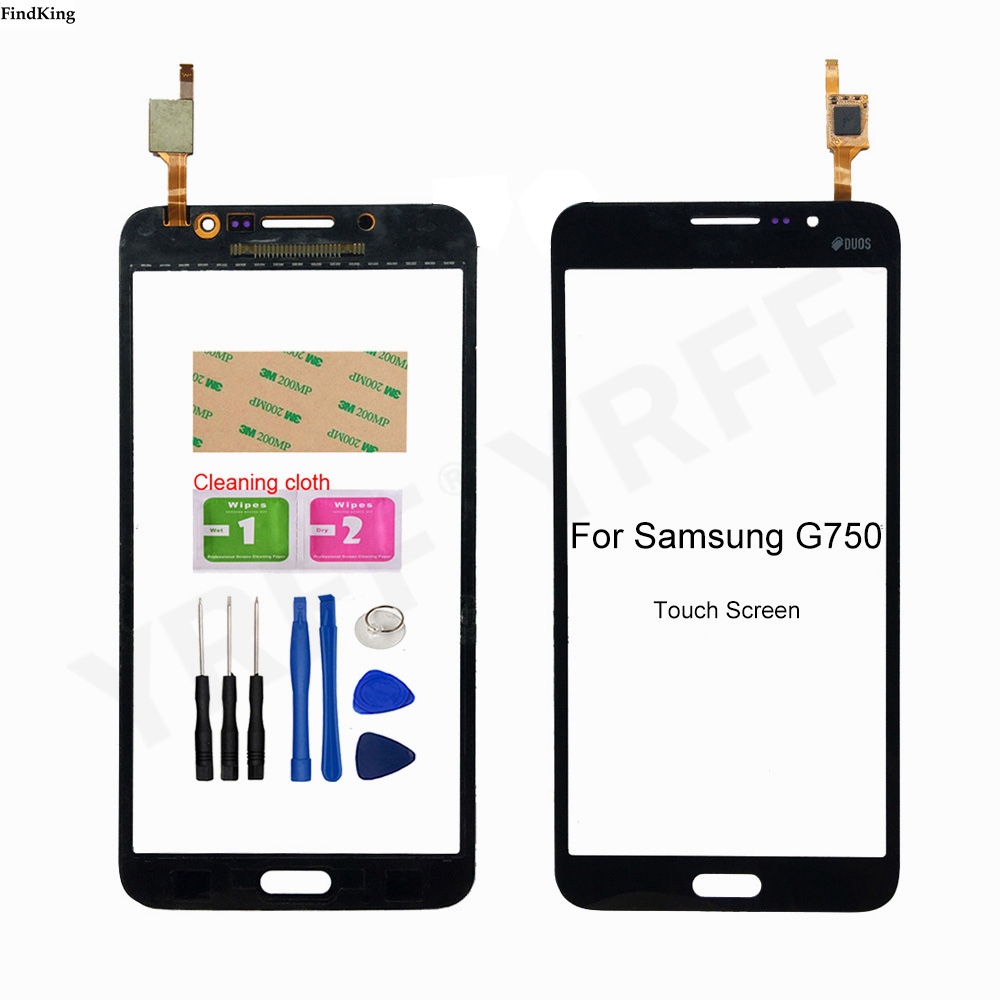 6.0 &quot;Touch Screen Voor Samsung Galaxy Mega 2 Mega2 G750 Touch Screen Digitizer Sensor Outer Voor Glas lens Panel