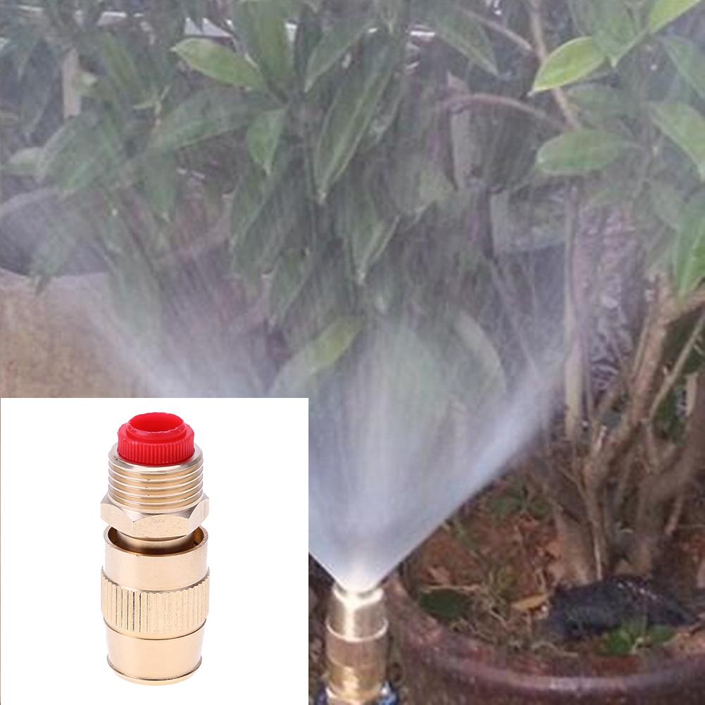 1/2Inch Water Sproeikop Tuin Sprinkler Accessoires Verstelbare Waterstroom Messing Spray Misting Mondstuk Tuin Besproeien Tool