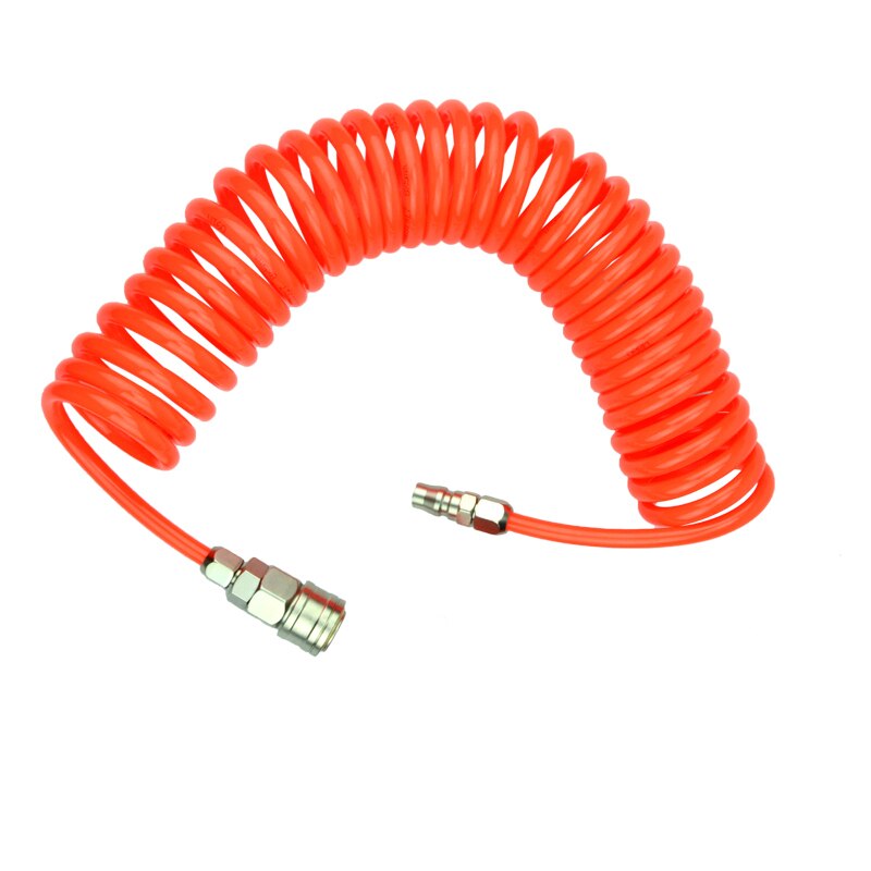 Hose For Compressor Air Tool 8mm 10mm12mm 6M 9M 12M 8x5 12x8 High Pressure PU Tube Pipe Gas Spring Pneumatic Telescopic Spiral